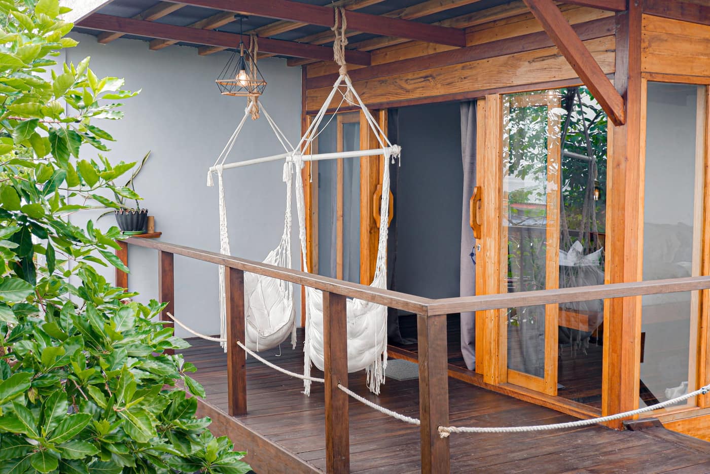 Balcony of the Borneo Room at Seascapes Bira