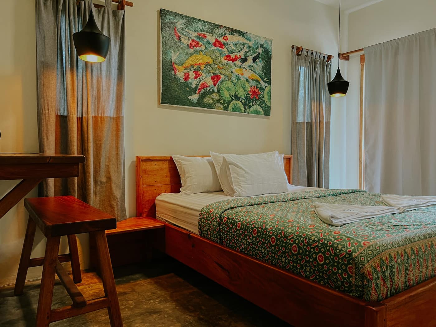 The Kapas Room — kamar butik dengan teras taman di Seascapes Bira
